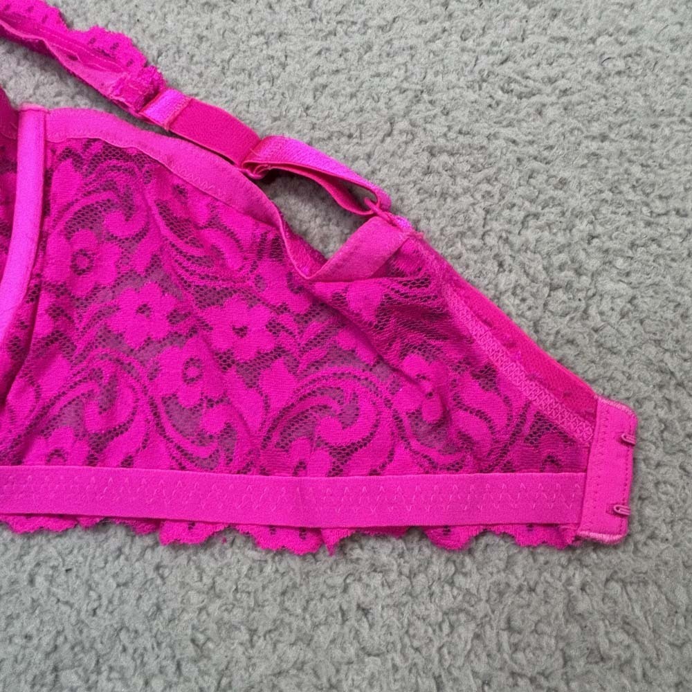 Smart & Sexy Bra 44DD T-Shirt Bra  Hot Pink Underwire Bra - Picture 6 of 9